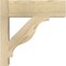 Ekena Millwork Funston Block Rough Sawn Outlooker, Douglas Fir, 6"W x 16"D x 16"H OUT06X16X16FST05RDF - alternate 3